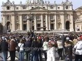 Italy travel: Rome, St. Peter's Square with Pope Benedict XV