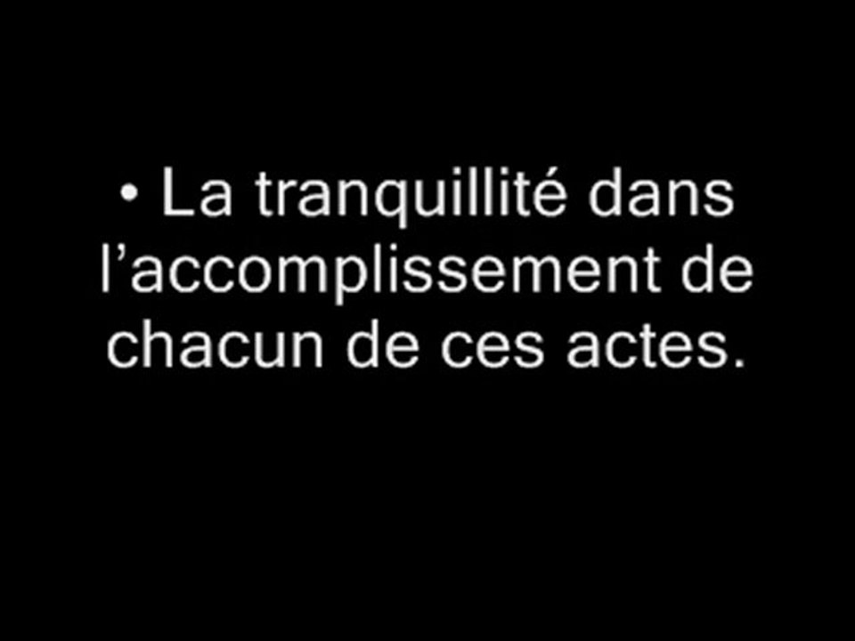 Les piliers de la Salat (Prière)