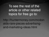 Mcdonalds Rare Pieces – Advertising and Marketing Ideas