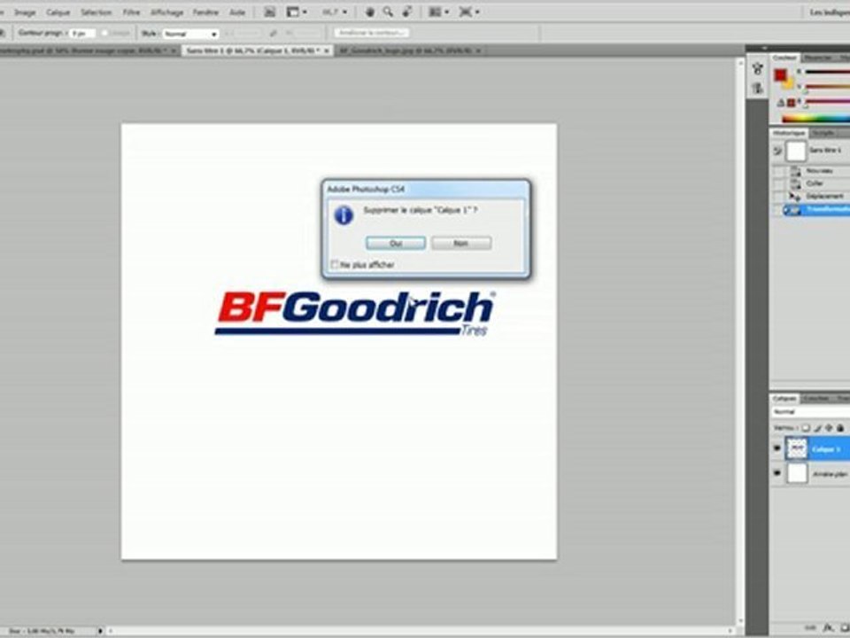 Tutoriel outils de modification Photoshop