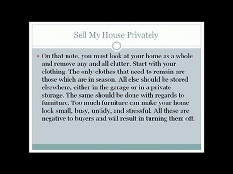 How to Sell My House Privately
