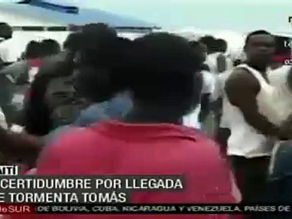 Incertidumbre en Haití ante llegada de tormenta Tomás