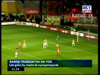 Baros Trabzon'da Yok