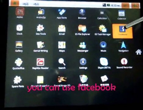 FS-805T Android 2.2 Cortex A8 APad Tablet PC 8'' 3G WiFi MID