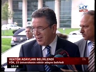 Rektör Adayları Belirlendi