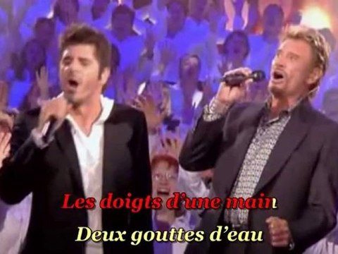 Karaoké - P Fiori - Je reviens te chercher - Voix 'Johnny'