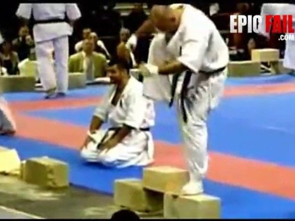 Double Karate Fail