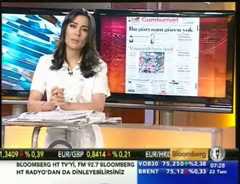 Cumhuriyet Gazetesi'ne yansıyan haberler okunuyor.