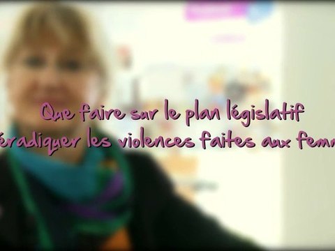 Interview de Marie Dominique Dreysse - Colloque Les violences faites aux femmes à Strasbourg 7/7