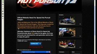 Need For Speed Hot Pursuit Keygenerator For Free