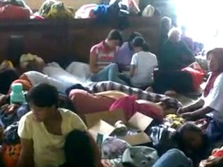 The refugees were moved to Mount Merapi Klaten DPRD office.