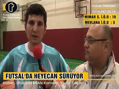 TUZLA ÖĞRETMENLER FUTSAL LİGİ DEVAM EDİYOR