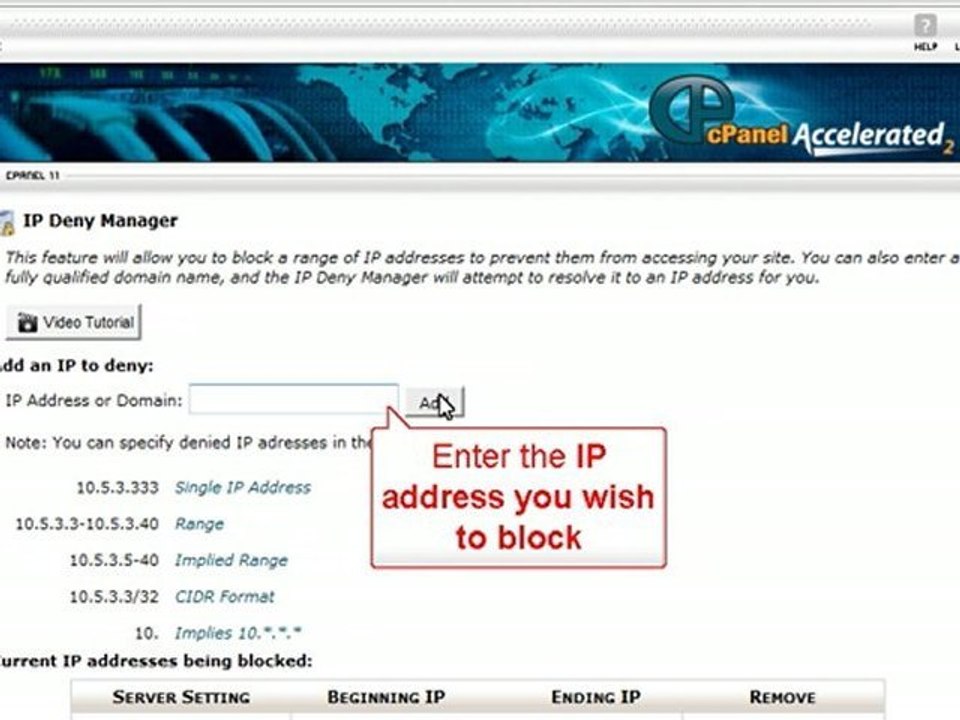 WordPress Tutorial - Ip Manager- WordPressTutorials.TV