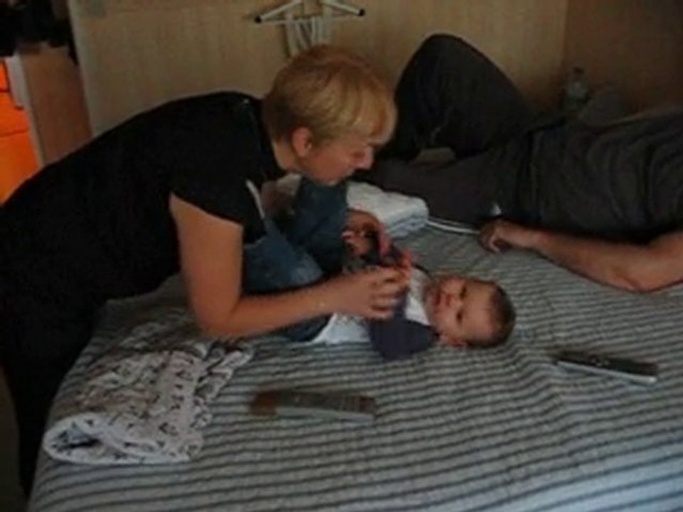 Corentin chez papy et mamy trotte 1