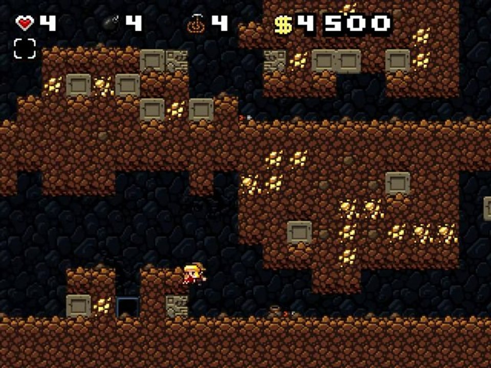 Spelunky - Gameplay premier niveau