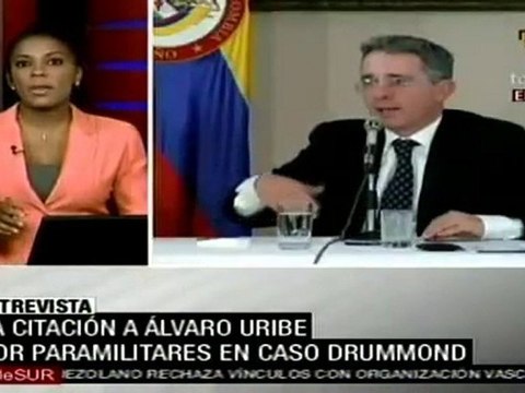 Citan a Álvaro Uribe en relación a caso Drummond