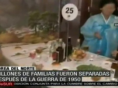 Familias coreanas del Norte y Sur se reunieron después de 50 años