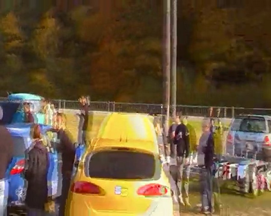 sortie de circuit de la 3000 GT à Folembray