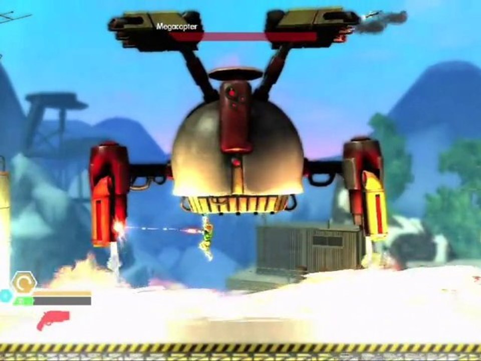 Bionic Commando Rearmed 2 - Trailer du boss Megacopter