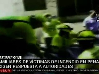 Autoridades salvadoreñas no explican causas de incendio con 16 víctimas, en cárcel juvenil