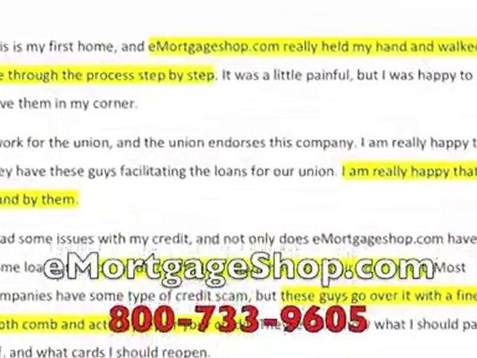 EMortgageShop Complaint Free Zone