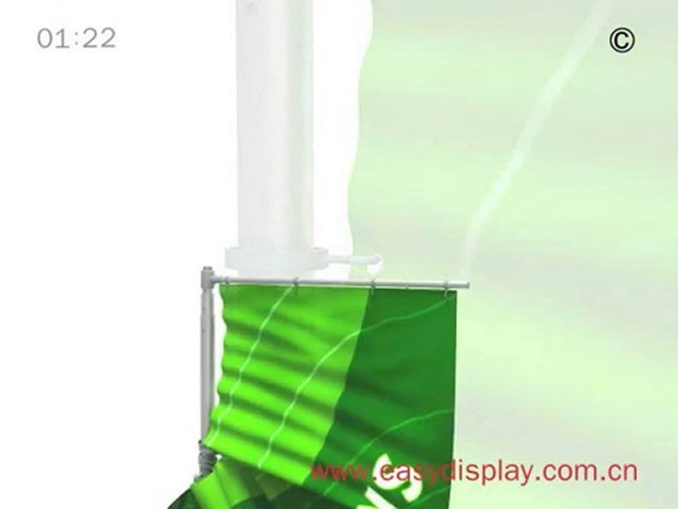 Flying banner and flags perfect displays for outdoor and str