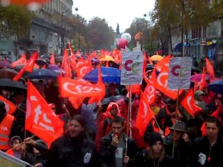 6 novembre, une manifestation pluvieuse... mais chaleureuse