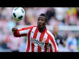 Sunderland 2-0 Stoke City Gyan double, Welbeck red-card