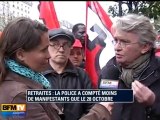 Dossier retraites: Manifestations du 6 novembre 2010