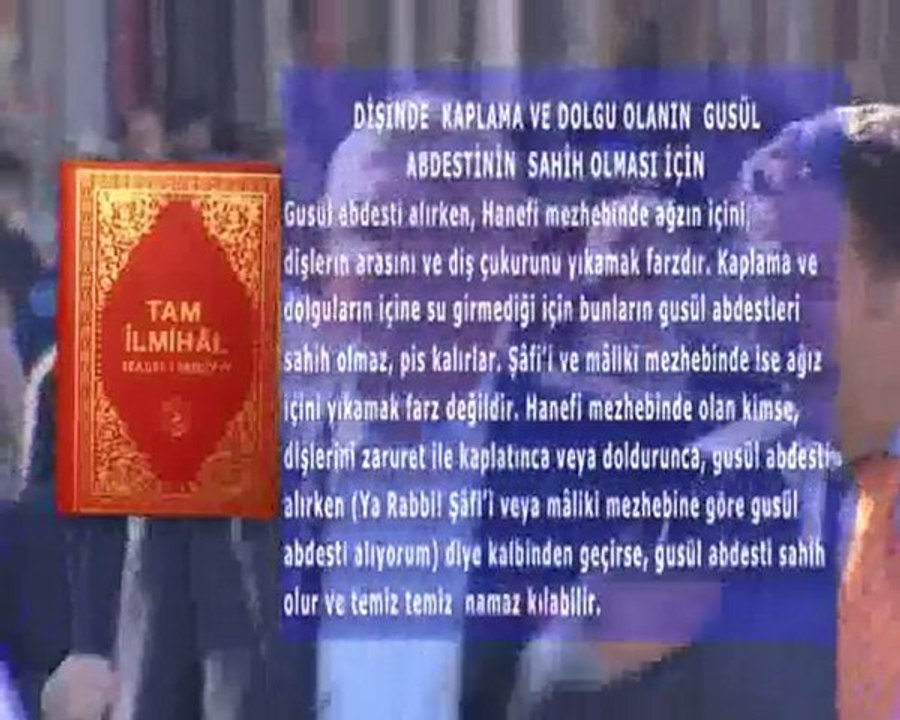 Dişinde kaplama ve dolgu...