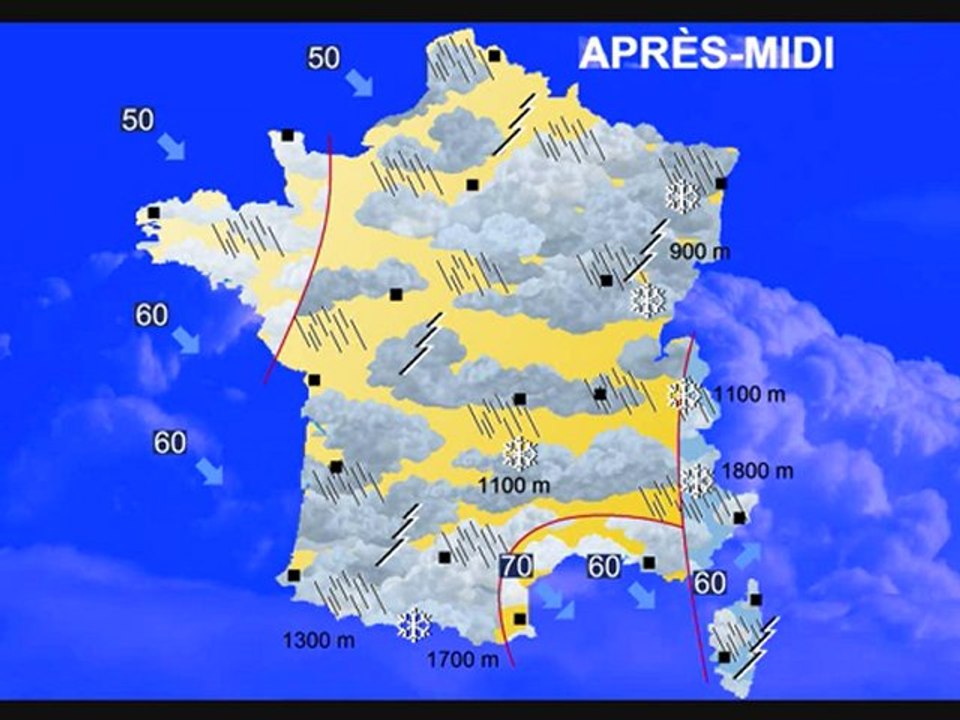 Météo 7 novembre 2010: Tempête en début de semaine...