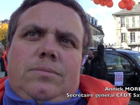 Les paroles syndicales à la 8 ème manifestation nationale