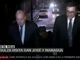 José Miguel Insulza visita San José y Managua