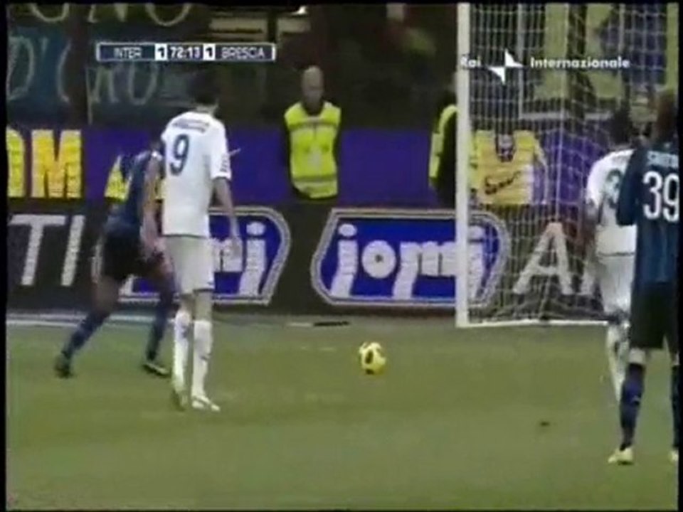 Inter Milan 1-1 Brescia (Eto'o) 6/11/2010