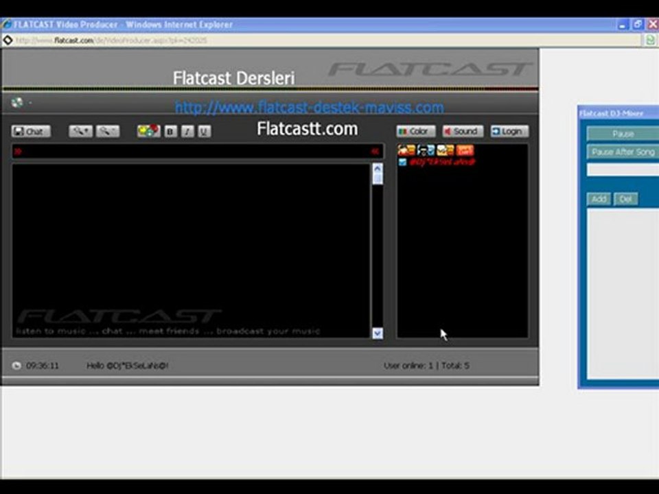 flatcast destek maviss.kayit.etme.ve.silme