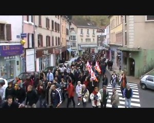 vidéo manif samedi 6 novembre 2010