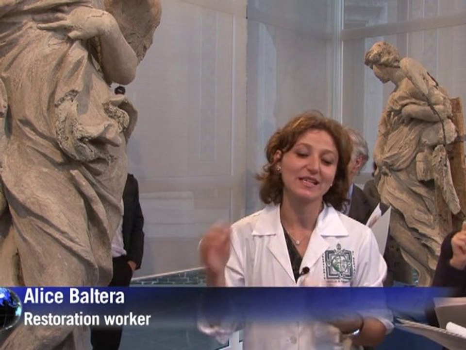 Art lovers see Vatican treasures restored