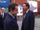 Sarkozy encourage le transport fluvial (Nogent-Sur-Seine)