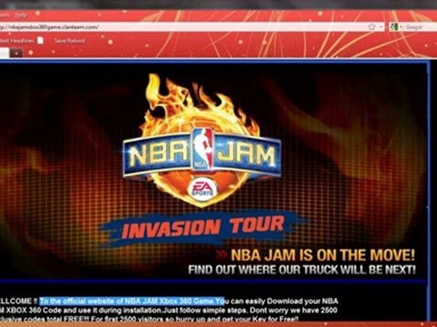 NBA JAM XBOX 360 KEYS 100% WORKING