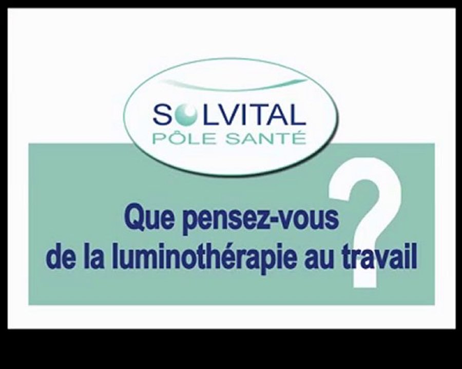 La luminothérapie dans le cadre du travail confiné.