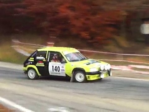 Rallye des noix de Grenoble 2010, equipage 140, epingle ES 4