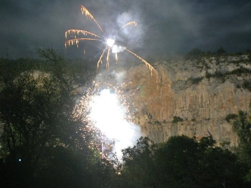 Feu artifice Cabrerets