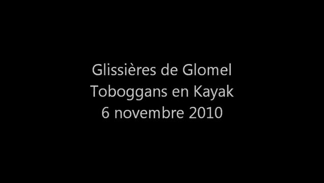 Glissières de Glomel - 6 nov 2010 - Club de Kayak d'Acigné