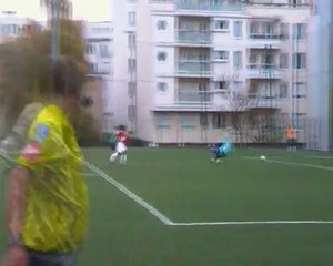 Issy-Montigny : le but d'A. Lubin (Issy)