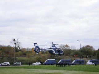 Train de déchets nucléaires à Caen le 5 novembre 2010