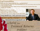 Legal Responsibilities | Deceased-Tax-Returns-Canada.com (To