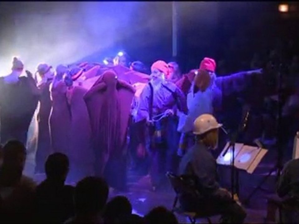 opéra sur la Mine  (3)  " descente à la mine "