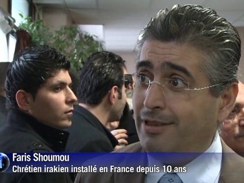 Des chrétiens irakiens communient à Paris dans les larmes