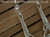 Charles Rennie Mackintosh silver earrings DWK600