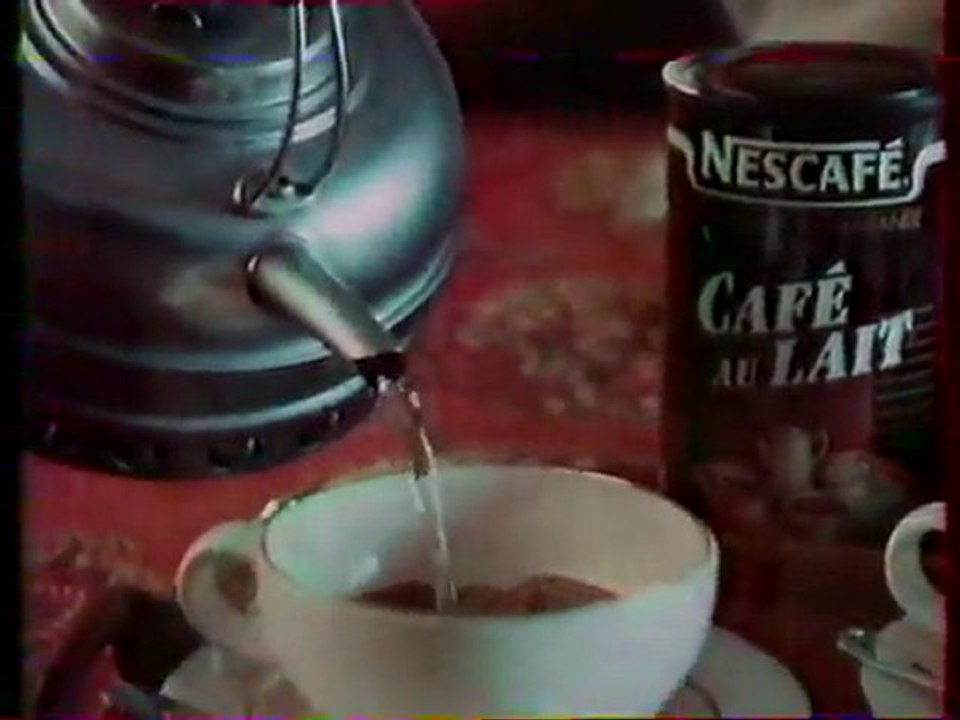 Publicité Café Au Lait De Néscafé 1993